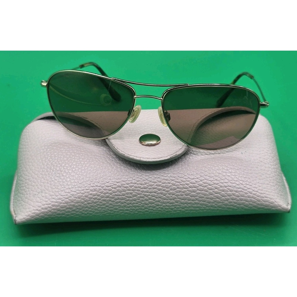 Maui Jim Baby Beach Sunglasses FRAMES MJ-245-16 Gold Bronze Aviator 58-18 120